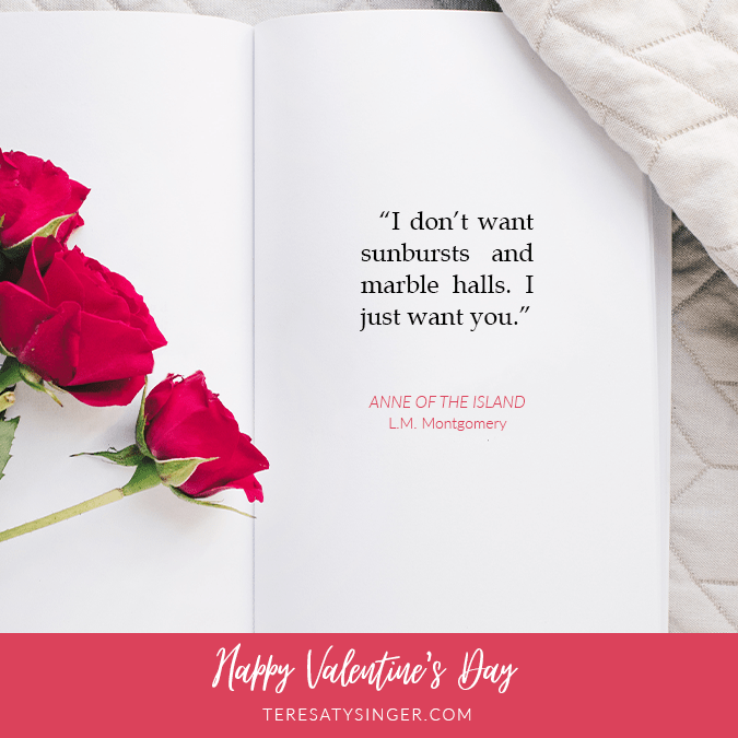 Anne of the Island Quote for Valentine's Day