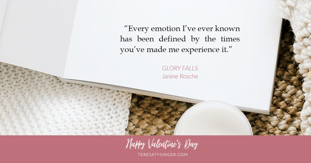 Glory Falls Quote for Valentine's Day